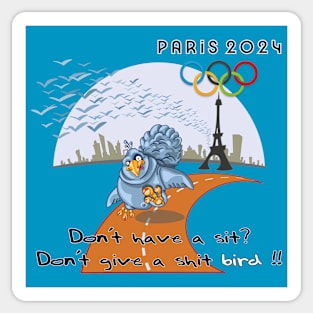 PARIS 2024 Shit Bird Sticker